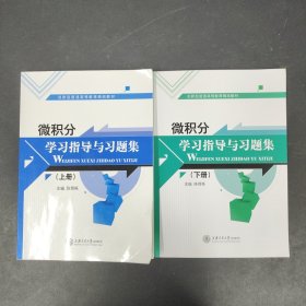 微积分学习指导与习题集【上下册 全二册 2本合售】