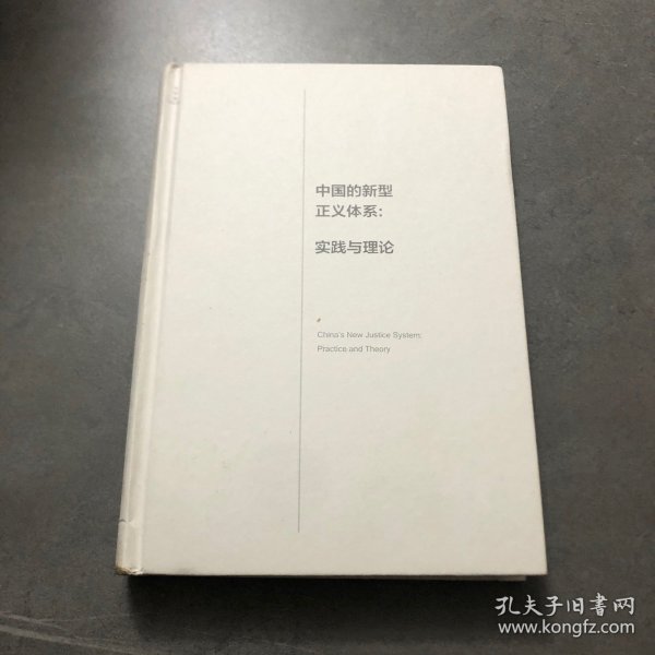 中国的新型正义体系：实践与理论（实践社会科学与中国研究·卷二）