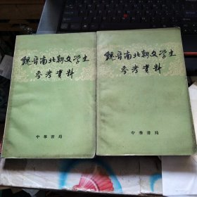 魏晋南北朝文学史参考资料(上下)