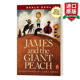 英文原版 James And The Giant Peach 詹姆斯和大仙桃 美版 英文版 进口英语原版书籍