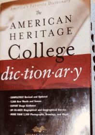 The American Heritage College Dictionary英文原版精装 厚本带光盘