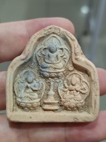 清代 造像 陶制 造型精美 4.3*1*4.5cm