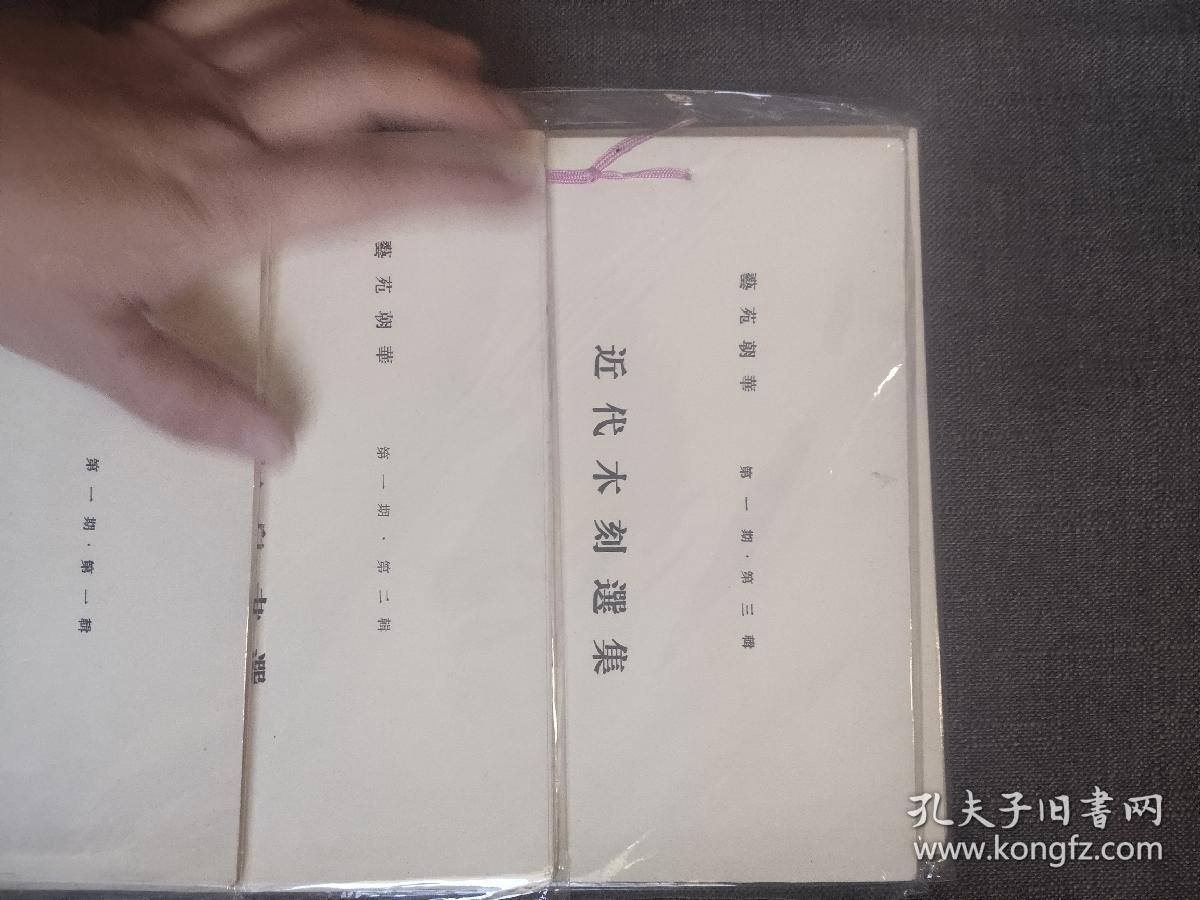 新俄画选 蕗谷虹儿画选 比亚兹莱画选 近代木刻选集1、2 艺苑朝华 第一期  共5辑