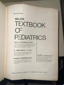 NELSON Textbook of Pediatrics  纳尔逊氏儿科学  精装