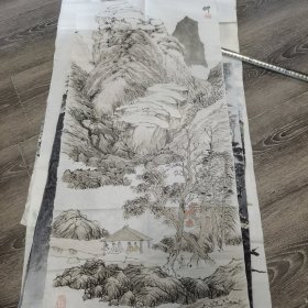 彩色水墨画7