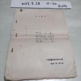 1957年大新乡乡长挨批大字报一本