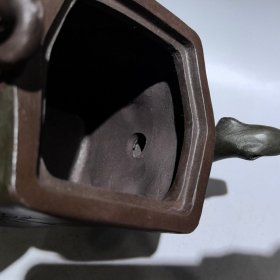 旧藏紫砂壶树桩套壶时大彬