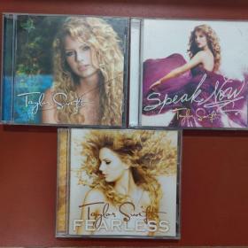 Taylor Swift 专辑CD 3盘合售  FEARLESS、SPEAK NOW