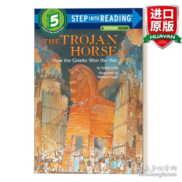 英文原版 Step Into Reading 5 - The Trojan Horse: How the Greeks Won the War 特洛伊木马:希腊人如何赢得战争 英文版 进口英语原版书籍