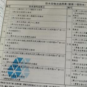 国家建筑标准设计图集.屋面节能建筑构造