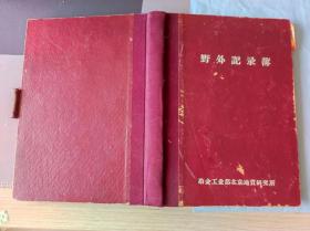 老日记本 1980年~1998年记录了冶金地质勘探编辑部。14种新书记录薄 字数占全本儿2/3