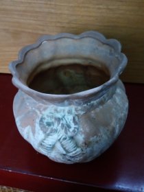 老红陶包袱罐(直径14cm高13cm)少见