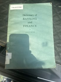 Dictionary of BANKING and FINANCE by LEWIS E. DAVIDS