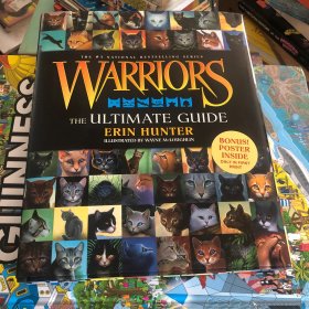 Warriors: The Ultimate Guide 猫武士终极指南 由Wayne McLoughlin 负责插图 封面设计为折叠海报可摊开粘贴