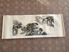 著名书画大师锦芸手绘山水人物风景画，画工精美绝伦，品相完美，悬挂欣赏收藏之佳品，保真迹保手绘。