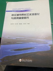 皖江城市带长江水沙变化与河势演变研究