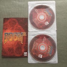 【游戏光盘】DOOM3 毁灭战士3（3CD）+游戏手册