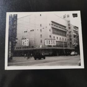 五十年代香港铜锣湾纽约戏院电影院黑白老照片