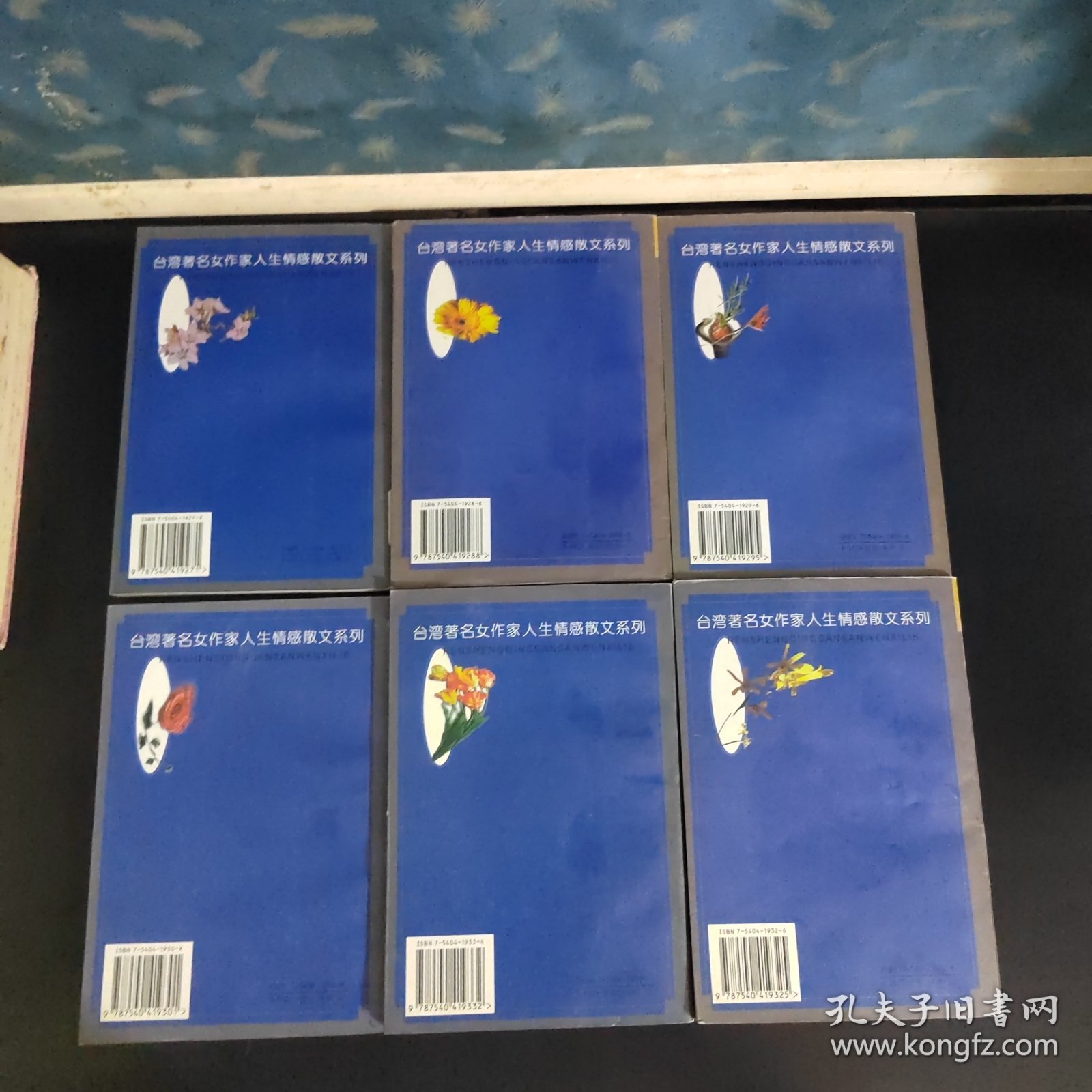 台湾著名女作家人生情感散文系列（林文月、廖玉蕙、喻丽清、姚宜瑛、简媜、张秀亚 人生情感散文 共6册合售1998年1版1印）