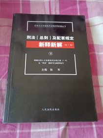 社会主义市场经济法律新释新解丛书：刑法（总则）及配套规定新释新解（第7版 套装上下册）