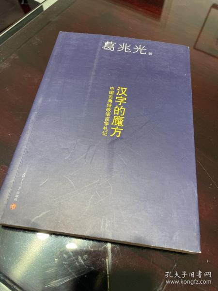 汉字的魔方：中国古典诗歌语言札记