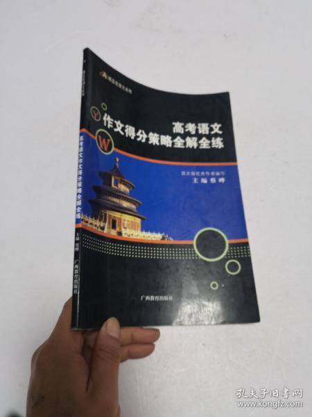 高考语文作文得分策略全解全练——黑蓝皮语文系列