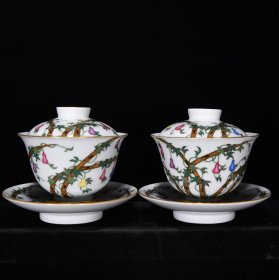 清乾隆珐琅彩多子多孙纹盏尺寸11.5*12厘米