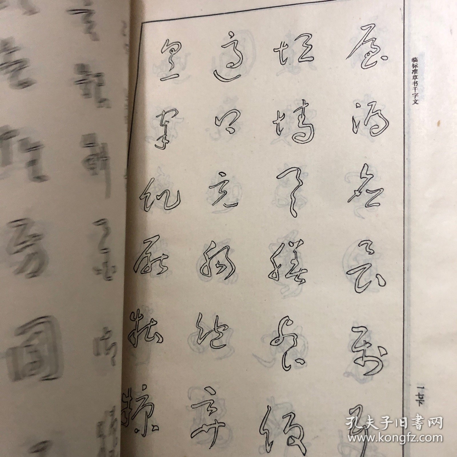 于院长临标准草书千字文 （翰墨林影印丛贴）1993年一版一印