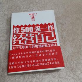 像500强一样经营自己:大学生职业生涯规划新概念读本