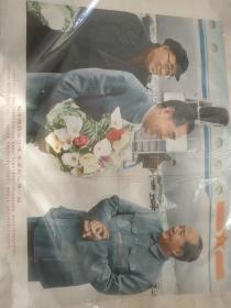 宣传画：毛主席和周总理，朱委员长在一起