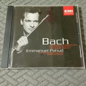 原版老CD emmanuel pahud - bach 长笛演奏家 古典音乐系列