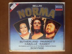 贝利尼歌剧：诺尔玛（全剧）CD唱片盒装三张