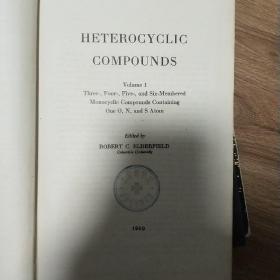 HETEROCYCLIC COMPOUNDS
Volume 1