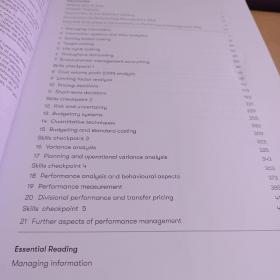 ACCA Performance Management (PM) Workbook (对应F5)教材