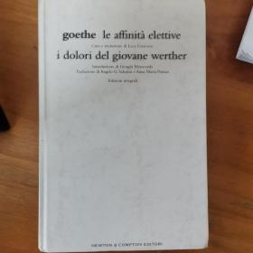 le affinità elettive i dolori del giovane werther 歌德的亲和力少年维特的烦恼  意大利文