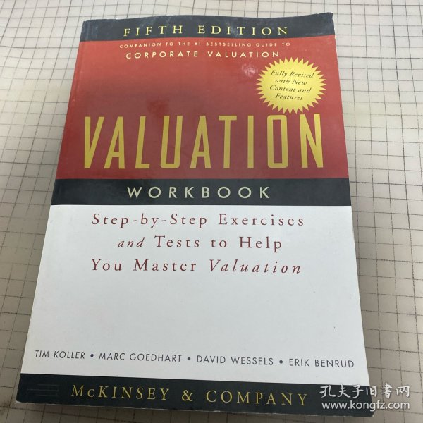 Valuation Workbook:Step-by-Step Exercises and Tests to Help You Master Valuation[估价手册 第5版]