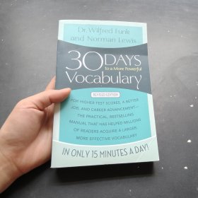 英文原版 30 Days to a More Powerful Vocabulary 30天獲取更強(qiáng)大的詞匯量 英文版 進(jìn)口英語原版書籍