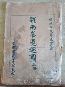 《罗两峯鬼趣图》上下两册(有缺页)，