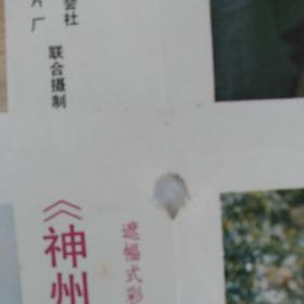 电影海报：神州小剑侠，2开，2张1套（全）1989年，著名演员张子健，王星瀚，杜伟和，鹿村泰祥主演；导演：罗渝中，鹿村泰祥；经典动作故事片；.广西电影制片厂，日本富式映画株式会社联合出品；尺寸：65*54厘米，
海报两张正中间都有一个洞，有一张是小小洞，有一张是3厘米长的狭长的洞，有一海报反面写有片名，发行日期，发行张数，见图，介意者慎拍，不退不换，