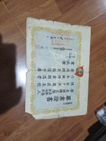 1949年哈尔滨市立保障小学毕业证书