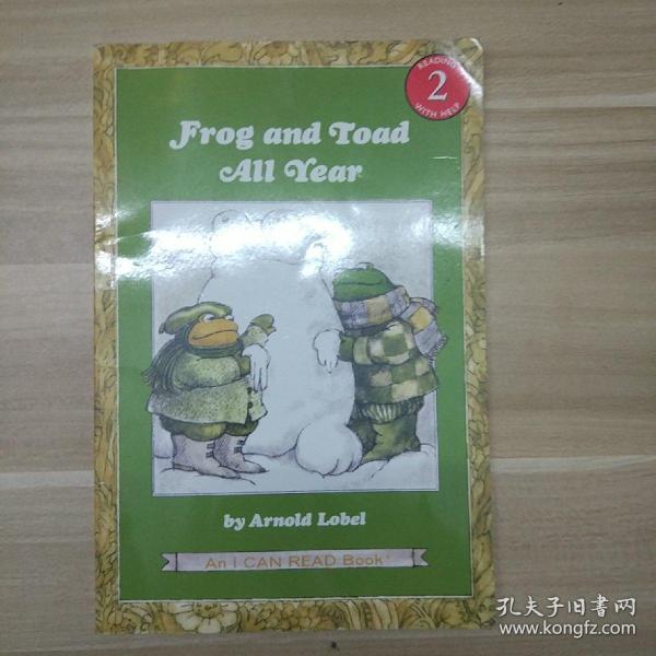 Frog and Toad All Year (I Can Read, Level 2)青蛙和蟾蜍的一年 英文原版