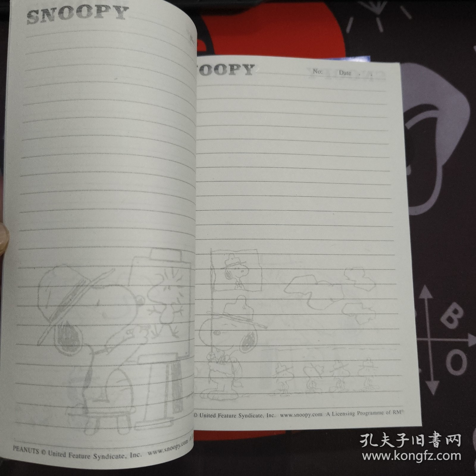 SNOOPY 史努比软抄本C024（每本28 页10本合售）32开