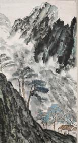 山水画，没款，软片100 X 53