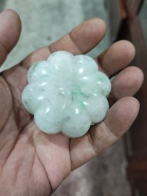 珍品翡翠粉盒
