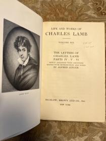 《兰姆生平文集》Life and Works of Charles Lamb
常说诗歌读济慈，小说读毛姆，散文读兰姆 ，“清代有一种白玉腰牌不刻画不刻字，玉质上好，框纹精致，叫平安无事白玉牌，兰姆文章正是平安无事白玉牌，笔头无事，笔底温润 ” — 董桥
明黄真皮装帧，竹节背压花烫金，丝绸底面，顶金侧底毛边。全套六册，包括伊利亚随笔等著名篇章。