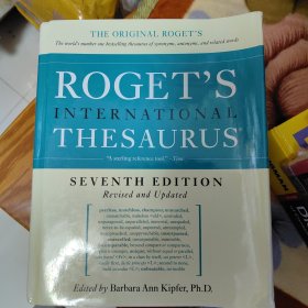 Roget's International Thesaurus, 7th Edition