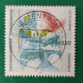 德国邮票 1999年汉诺威世界博览会 1全销