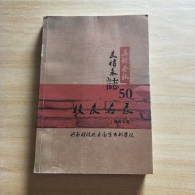 河南财政税务高等专科学校 校友名录（普招生卷）1963~2013