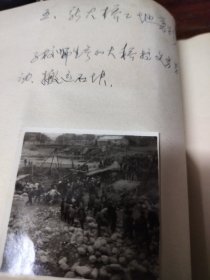 高校师生参加义务造桥劳动6张。