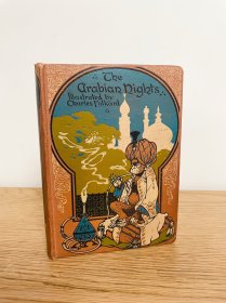 1917年《一千零一夜》《天方夜谭》罕见版本 英国插画家查尔斯·福卡德版本 内含12幅整版彩色插图 The Arabian Nights